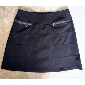 Athleta Athletic Skirt SP Zip Pockets Stretch Pullon No shorts